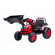 Vozidlo Bagr traktor Červená