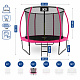 Aga SPORT EXCLUSIVE Trampolína 305 cm Růžová + ochranná síť + žebřík