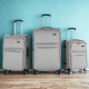 Aga Travel Sada cestovních kufrů MR4676 Světle šedá