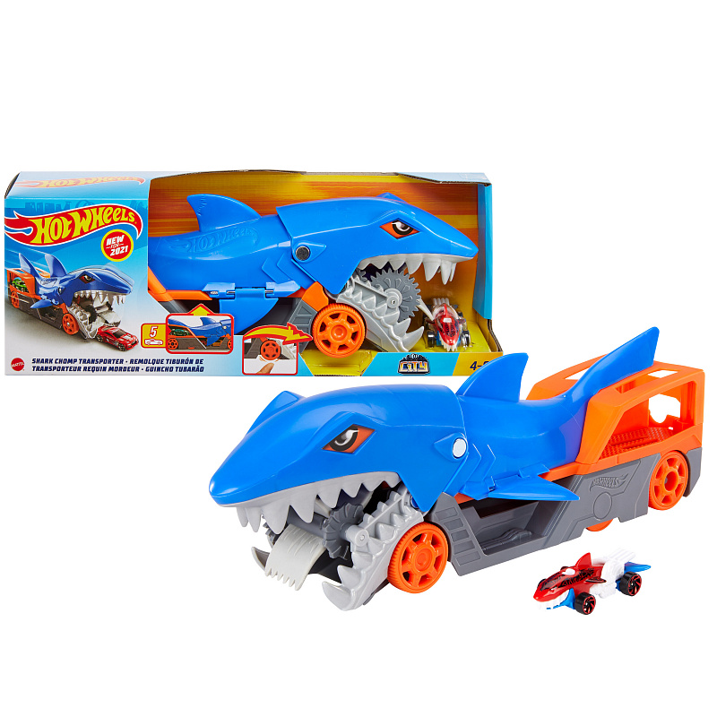 Hot Wheels City Shark Chomp Transporter GVG36