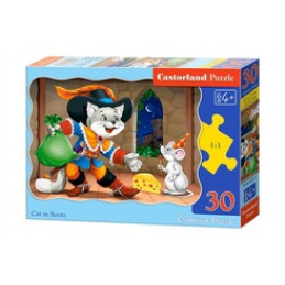 CASTORLAND puzzle 30 dílků - Kocour v botách