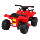 Dětská bateriová čtyřkolka Storm Red + 25W motor + MP3 USB + LED dioda