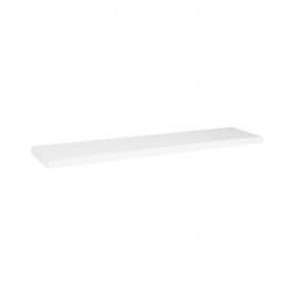 Aga Nástěnná police 100x23,5 cm Bílá DAZ882