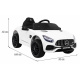 Mercedes Benz GT baterie pro děti Bílá + dálkové ovládání + pomalý start + MP3 LED