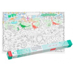 MONUMI Podlahové omalovánky XXL - Dinosauři 4+