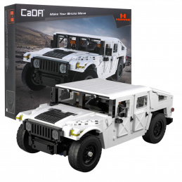 Technické podložky CaDA 1386 el. Vojenské vozidlo Humvee 1:12 pro děti 8+