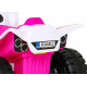 Nejrychlejší bateriová čtyřkolka pro děti Růžová + 25W motor