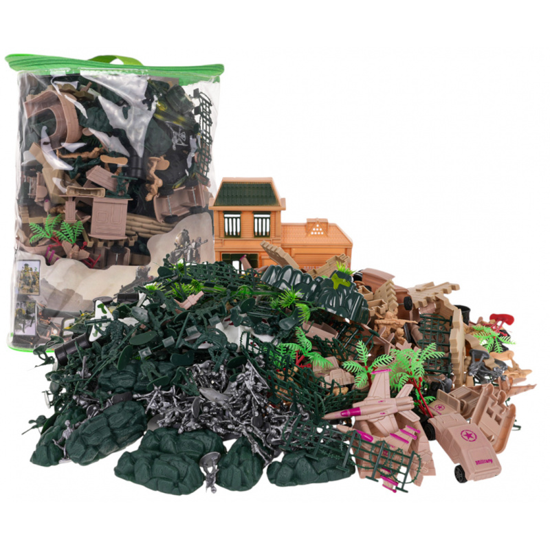 Sada Vojáčků a Vojenských Vozidel