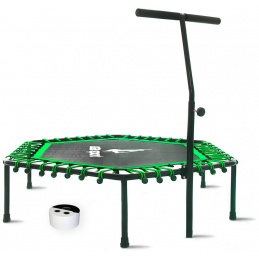 Aga Smart FITNESS Trampolína 130 cm Green + madlo