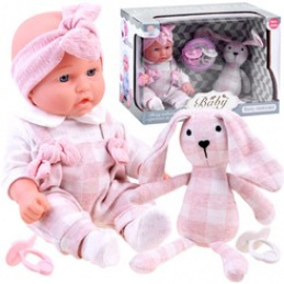 Panenka s plyšovým králíčkem ZA3828