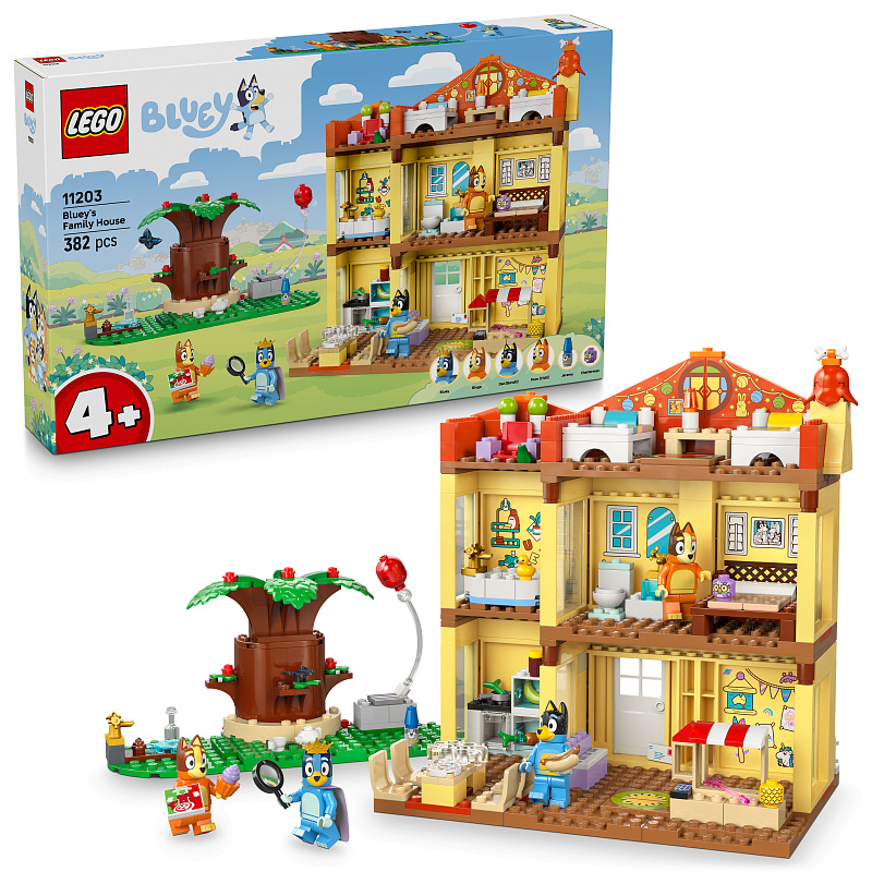 LEGO® Bluey 11203 Bluey a její rodinný dům