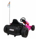 Speed 7 Drift King motokára na baterie pro děti Růžová + funkce Drift + sportovní sedadlo + 2 rychlosti + EVA