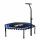Aga FITNESS Trampolína 130 cm Modrá + madlo