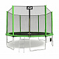 Aga SPORT PRO Trampolína 430 cm Světle zelená + ochranná síť  + žebřík + kapsa na obuv