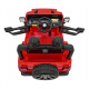 Jeep Wrangler Rubicon baterie pro děti Červená + dálkové ovládání + rádio MP3 LED + kola EVA