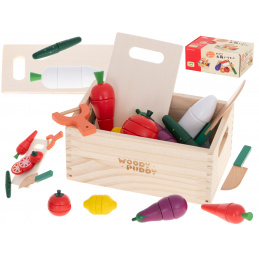 Aga Dřevěná zelenina v krabici s příslušenstvím