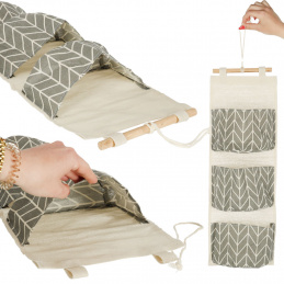 Aga Závěsný Organizér Šedý/Bílý