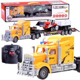 RC Nákladní automobil s tahačem a Traktor s přívěsem RC0208