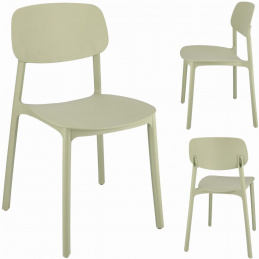 Plastová židle LARA šalvěj
