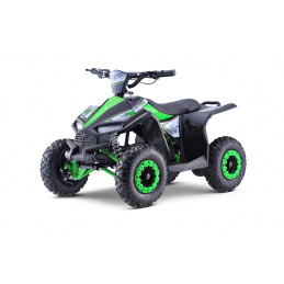 Čtyřkolka Highper na baterie Zelená 35 km/h + Střídavý motor 1000W + Nafukovací kola + Nastavení sedadla