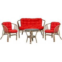 Aga Ratanová sestava BAHAMA Grey Red