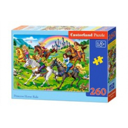 CASTORLAND Puzzle 260 dílků - Princezny na koni