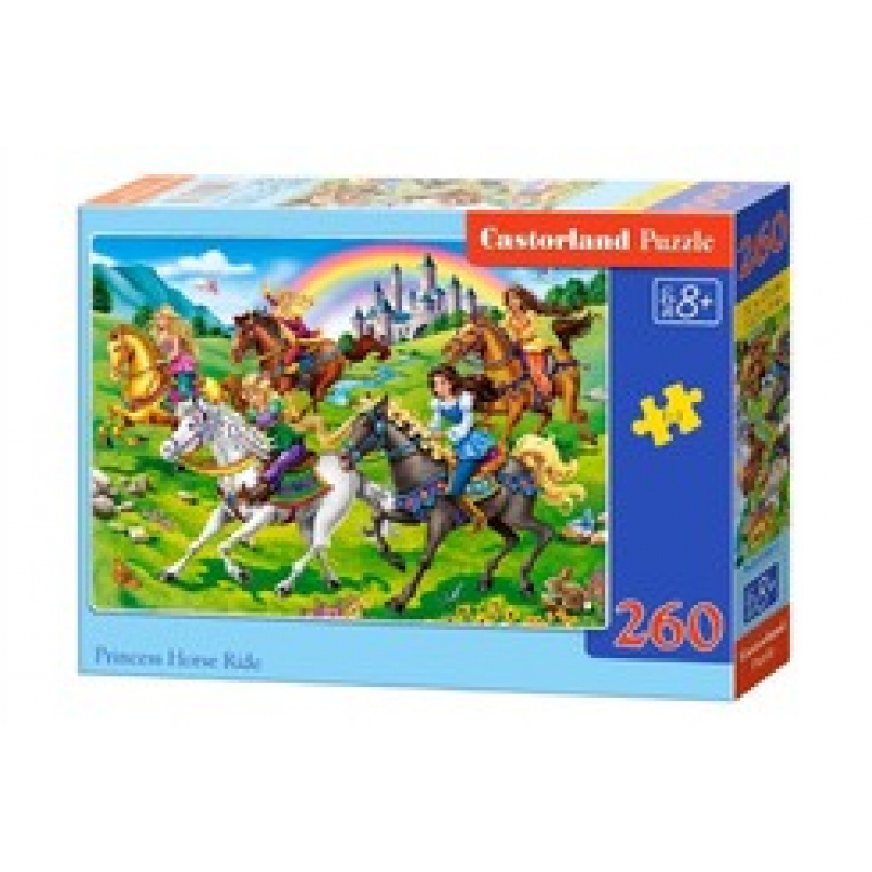 CASTORLAND Puzzle 260 dílků - Princezny na koni
