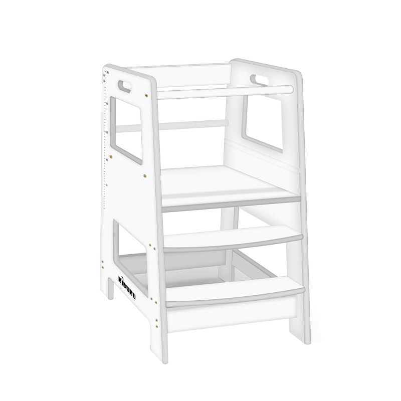 Kiduku Dětská učící věž Bílá