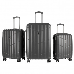 Aga Travel Sada cestovních kufrů MR4669 Šedá