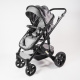 Aga Kombinovaný kočárek 2v1 Šedý