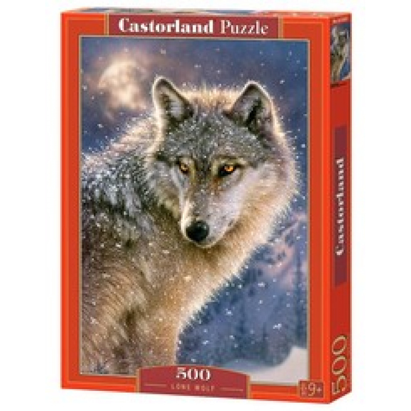 CASTORLAND Puzzle 500 dílků - Osamělý vlk