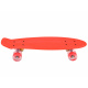 Skateboard  se svítícími kolečky SP0715 Červený