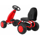 První šlapací motokára pro nejmenší Red + Řetězový pohon + Kola s gumou