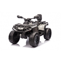 Quad Can Am Outlander ATV s pilotem Šedý