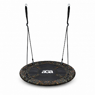 Aga Závěsný houpací kruh 90 cm Maskáčový