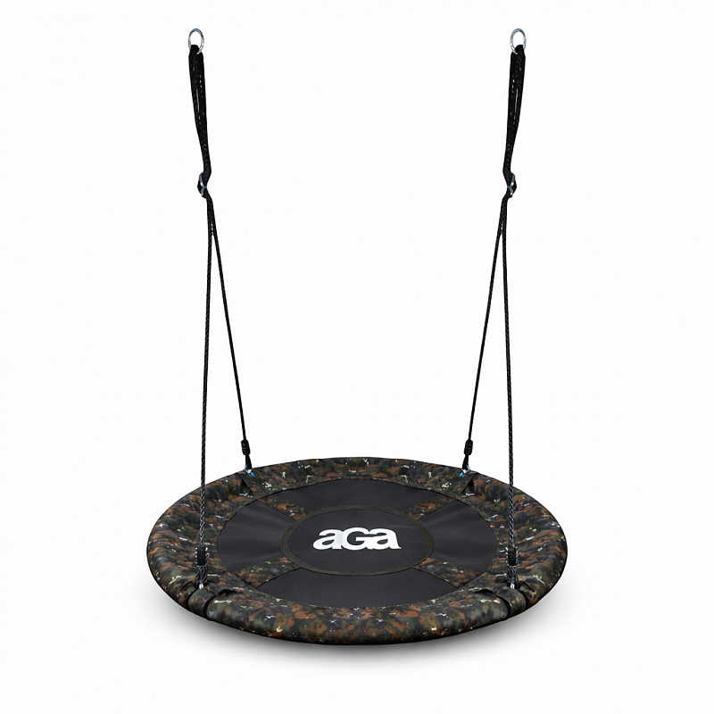 Aga Závěsný houpací kruh 90 cm Maskáčový
