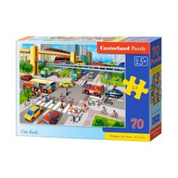 CASTORLAND Puzzle 70 dílků - City Rush