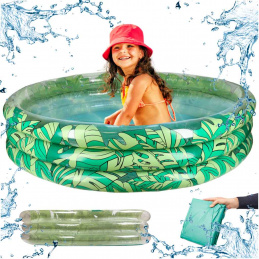 Dětský nafukovací bazén 3 komory 150 cm listy