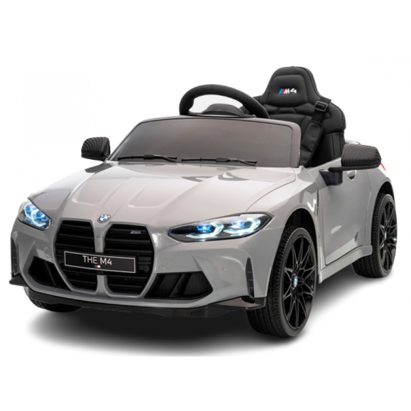 BMW m4 ŠEDÉ Auto na akumulátor EVA Kůže pilot Akumulátor lithiový-iontový