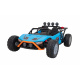 Dětská závodní buggy na baterie 5 Blue + motory 2x200W + dálkové ovládání + zvuková LED dioda + pomalý start