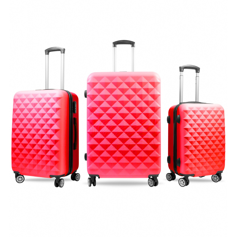 Aga Travel Sada cestovních kufrů MR4655 Červená