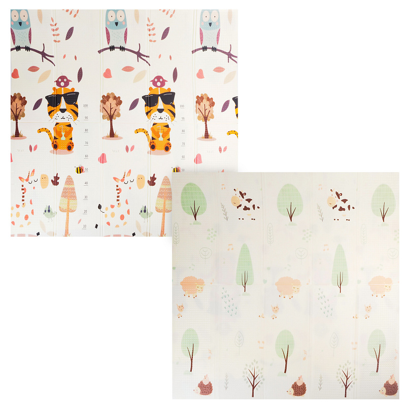 Aga4Kids Dětská skládací pěnová podložka 200x180 cm - 6DZ126 - II. JAKOST