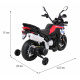 BMW F850 GS Dětský motocykl na baterie Červená + asistenční kolečka + LED audio + pomalý start + EVA