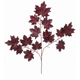 Umělá rostlina Kytice Větev javorových listů podzimní sada 2 kusy - 75 cm
