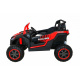 ATV Závodní bugina pro 2 děti Červená + pohon 4x4 + dálkové ovládání + pomalý start + MP3 LED