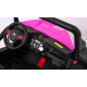 Dětská terénní buggy Grand Lift růžová + pohon 4x4 + dálkové ovládání + nosič zavazadel + rádio MP3 + LED dioda