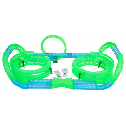 Závodní dráha Svítící ve tmě 83 ks.