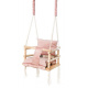 Interiérová houpačka 3 v 1 Kruzzel 18027 - Růžová