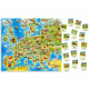 Puzzle s kvízem Mapa Evropy CA0036