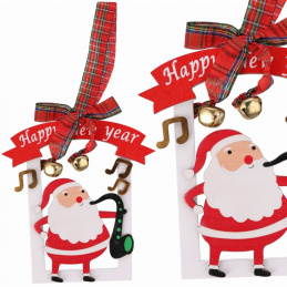 Vánoční ozdoba na stromeček s Mikulášem